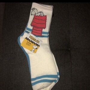 Peanuts Snoopy Red and Blue Casual Socks